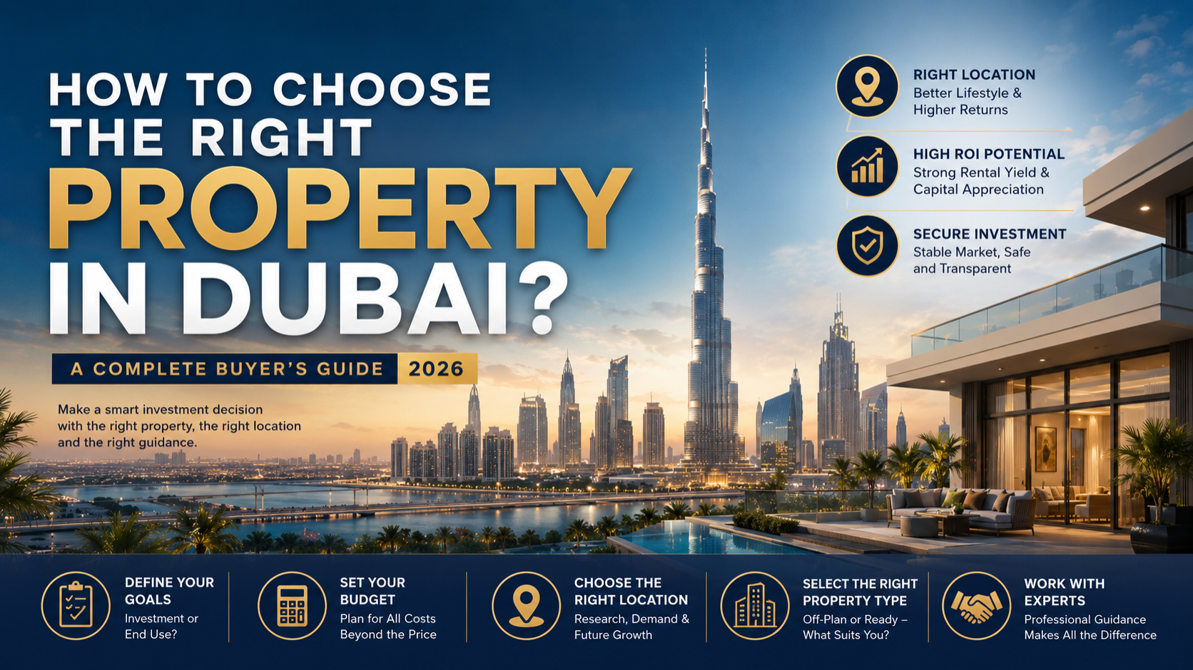 How to Choose the Right Property in Dubai: A Complete Buyer's Guide (2026)