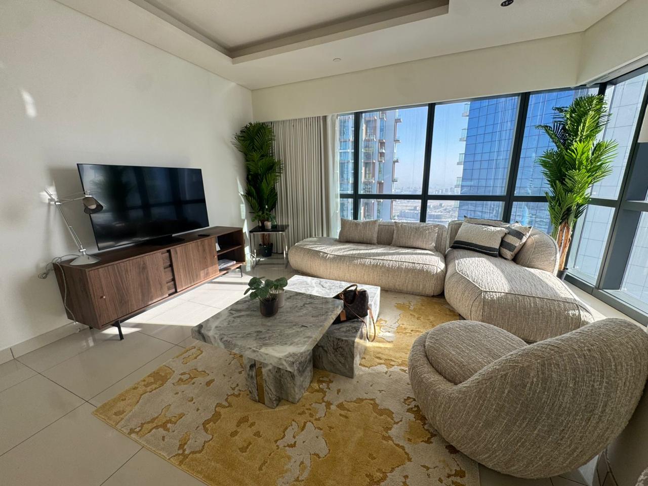Vacant Furnished 2BR | 2 Balconies | Paramount Towers